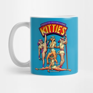 Middle Age Cross-Bred Karate Kitties Mug